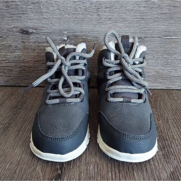 London Fog Sherpa Detail Lace-up Boot Size 11 - Picture 2 of 8